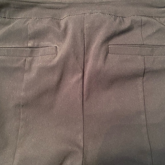 JM Collection Black Petite Pant Zipper on Front - Picture 3 of 6